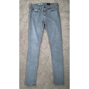 Adriano Goldschmied AG Gray Denim Jeans, The Legging, Super Skinny